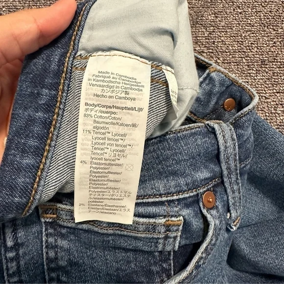 Madewell 10" High-Rise Skinny Jeans TENCEL™ Denim Edition Size 29 - Picture 11 of 15